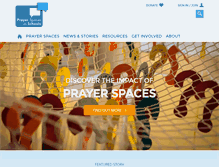 Tablet Screenshot of prayerspacesinschools.com
